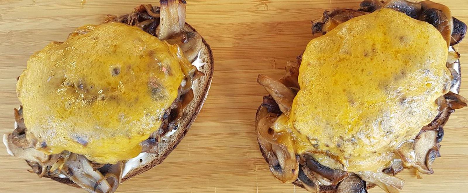 Galettes au fromage fondu pour deux