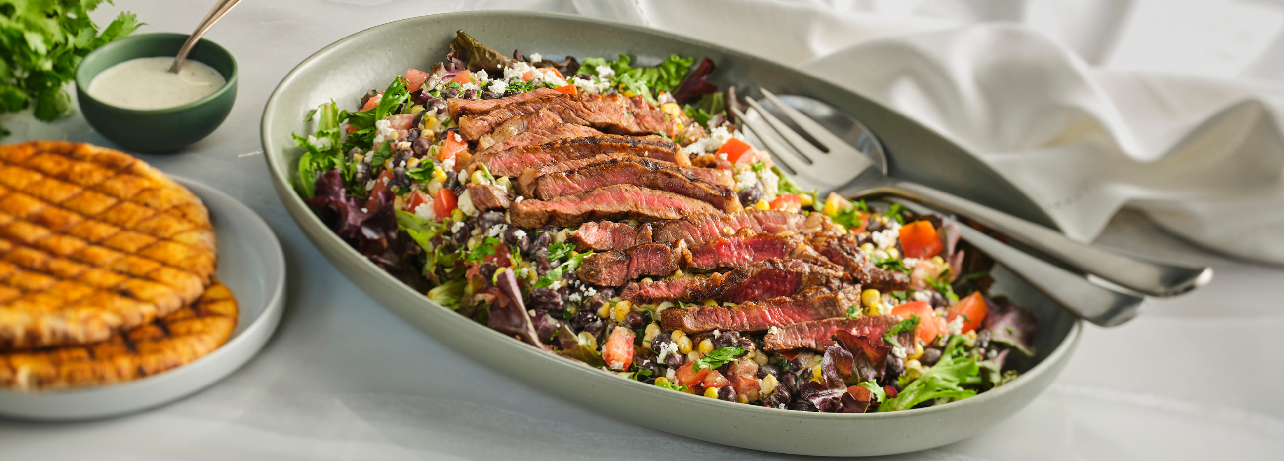 Salade de bifteck grillé  