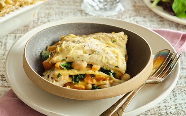 Lasagne toscane aux haricots blancs