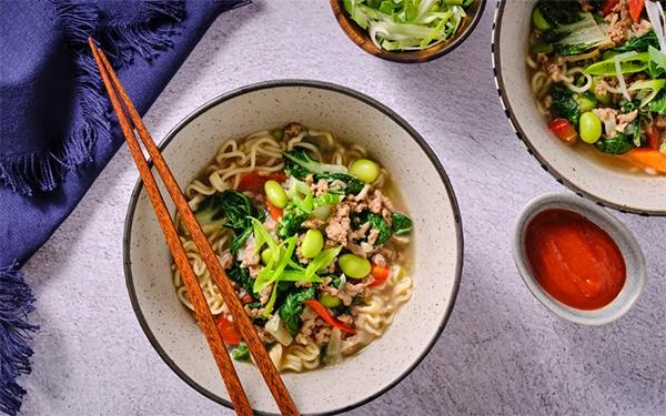 Soupe au bœuf et nouilles ramen