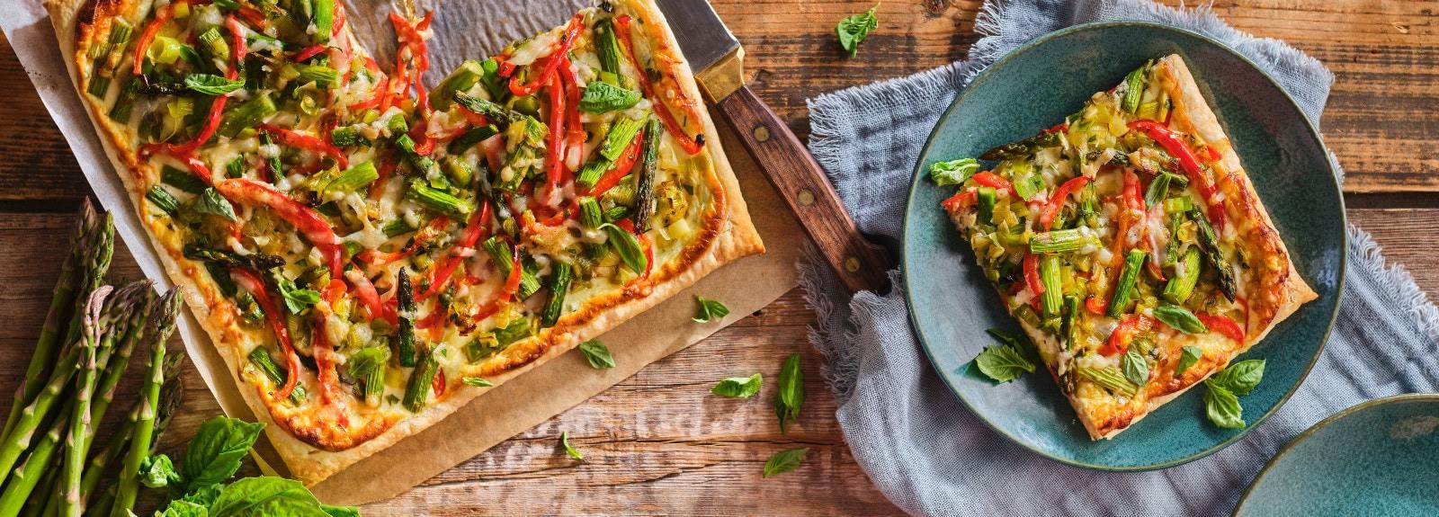 Tartelette aux légumes printaniers