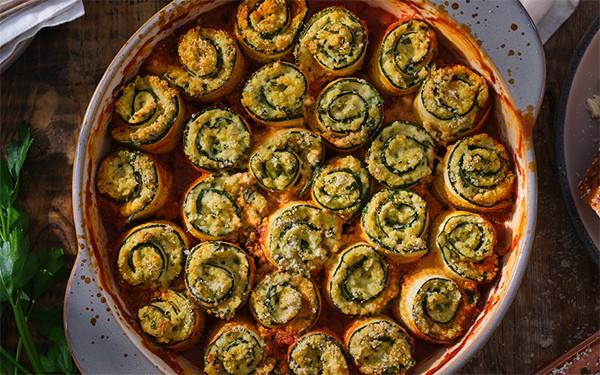 Rouleaux à la courgette et au ricotta
