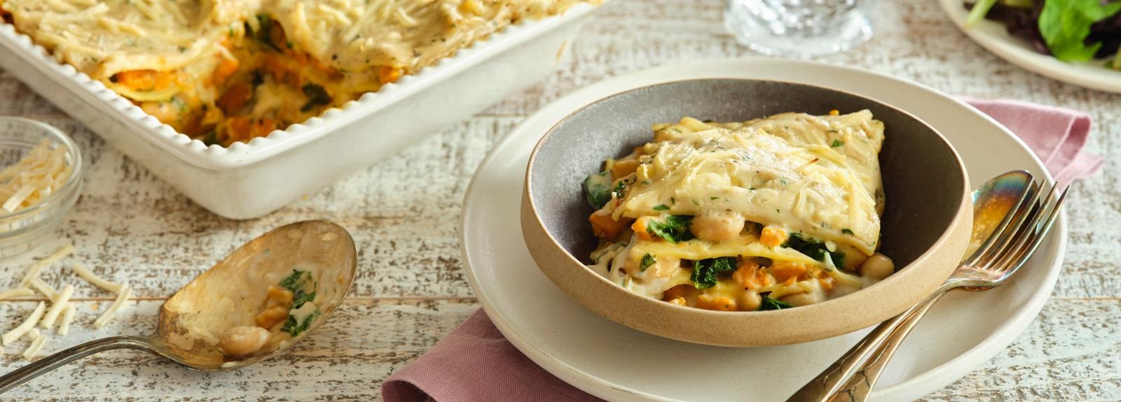 Lasagne toscane aux haricots blancs