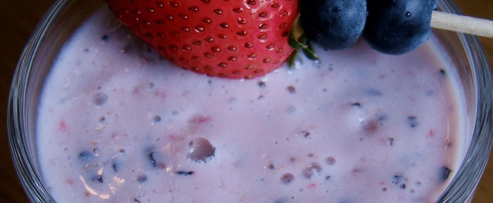Fouetté matinal aux fruits