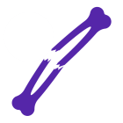 Graphic of a broken bone